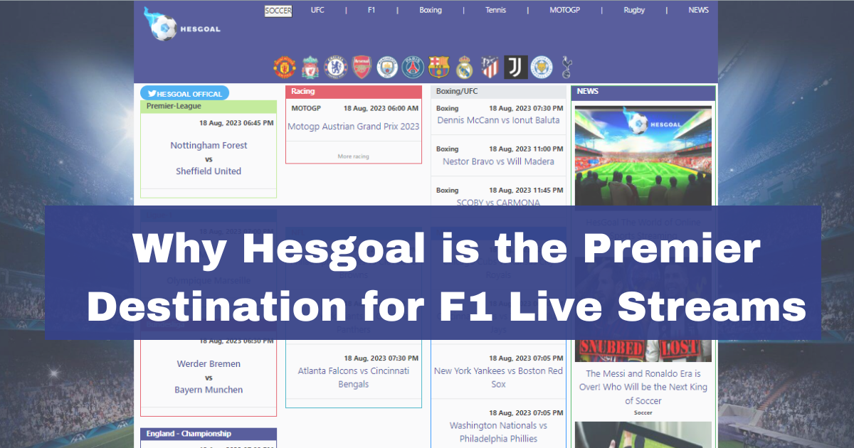 Hesgoal F1 Live stream